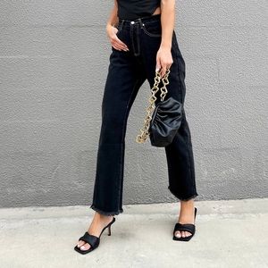 NEW in box! Toni Bianco ‘Alexa’ Black Leather Mule